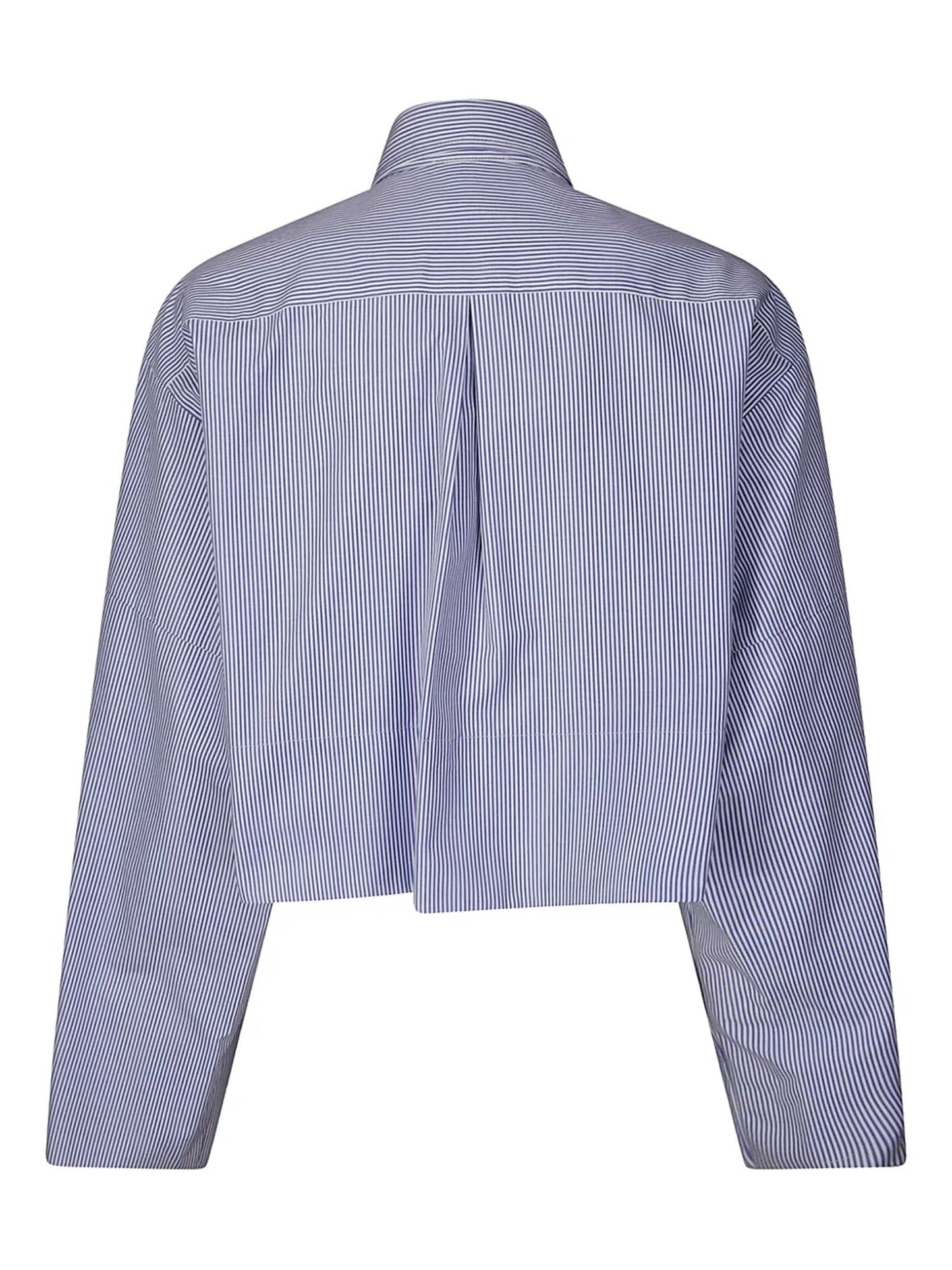 chemise avec rayures vu de dos