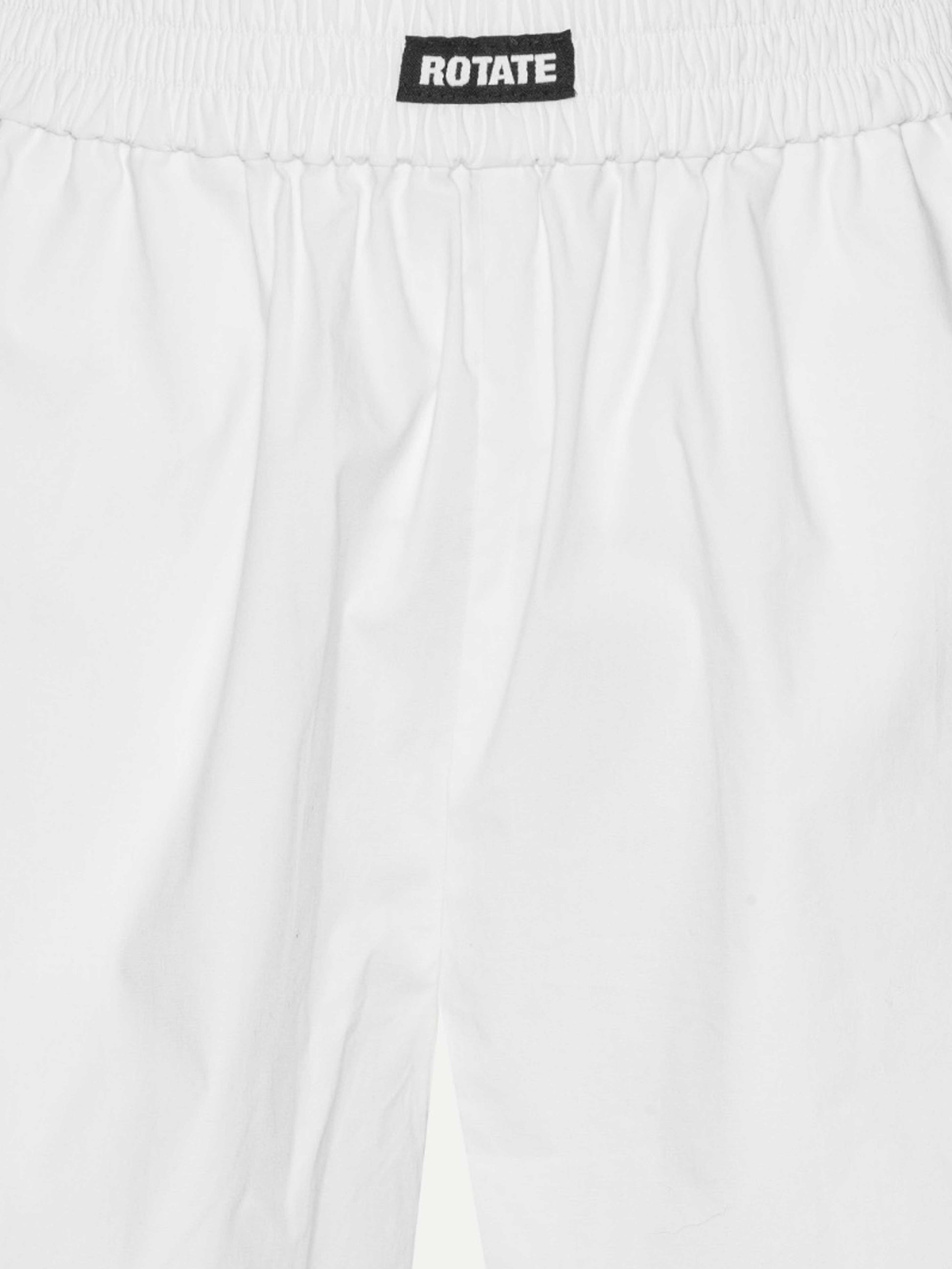 détail du boxer blanc en coton